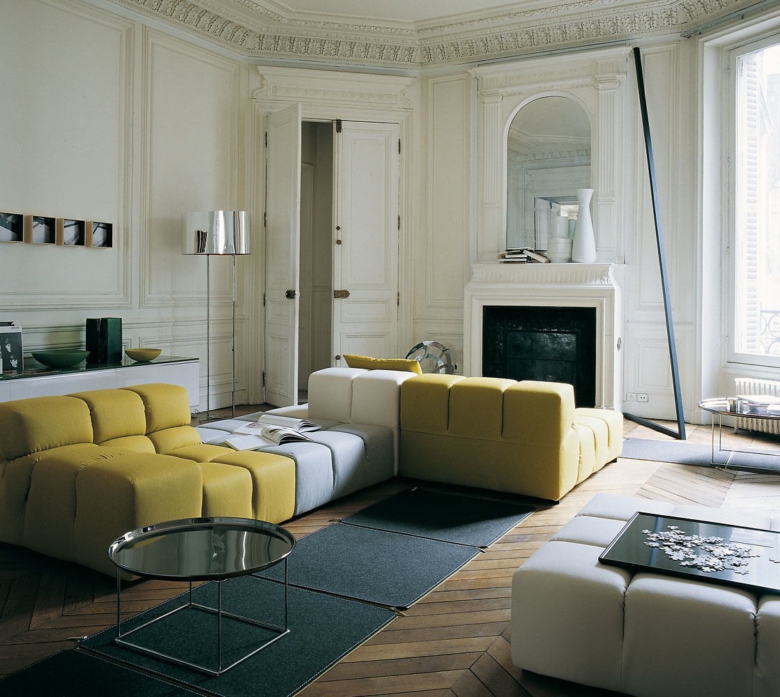 The Tufty-Time sofa system designed by Patricia Urquiola. Photos c/o B&B Italia. 