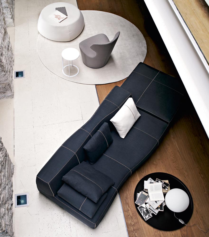 The Bend sofa designed by Patricia Urquola. Photo c/o B&B Italia. 