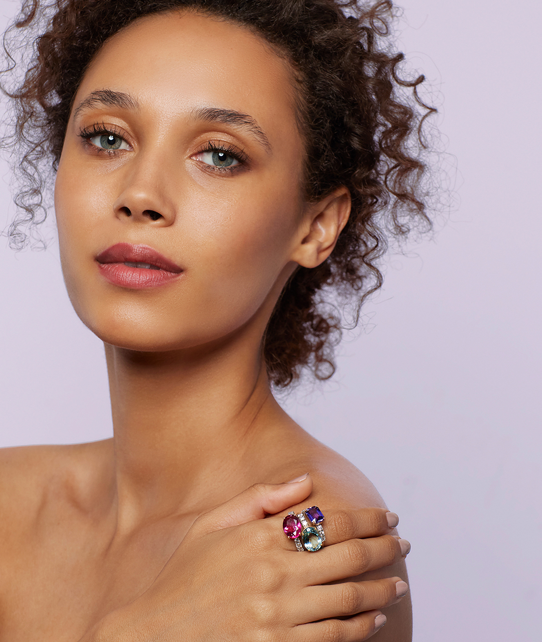 The colorful center stones of our Diamond Tennis Rings become even more vibrant and vivid set against a full-cut diamond and 18k gold band.SHOP TENNIS RINGS