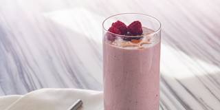 Peanut Butter and Berry Protein Power Smoothie