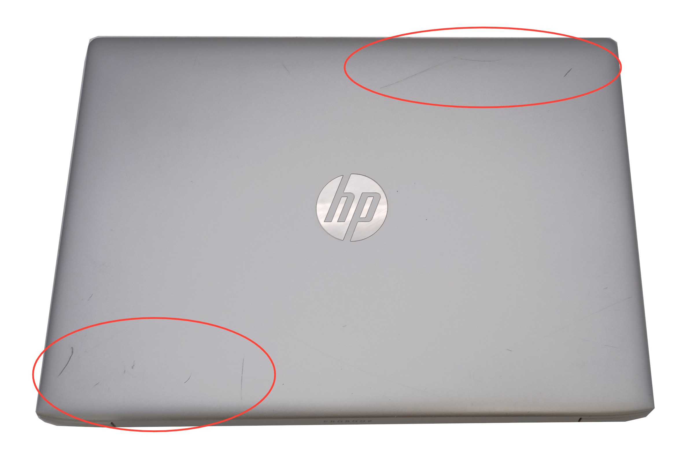 Device #1 - scratches on the lid