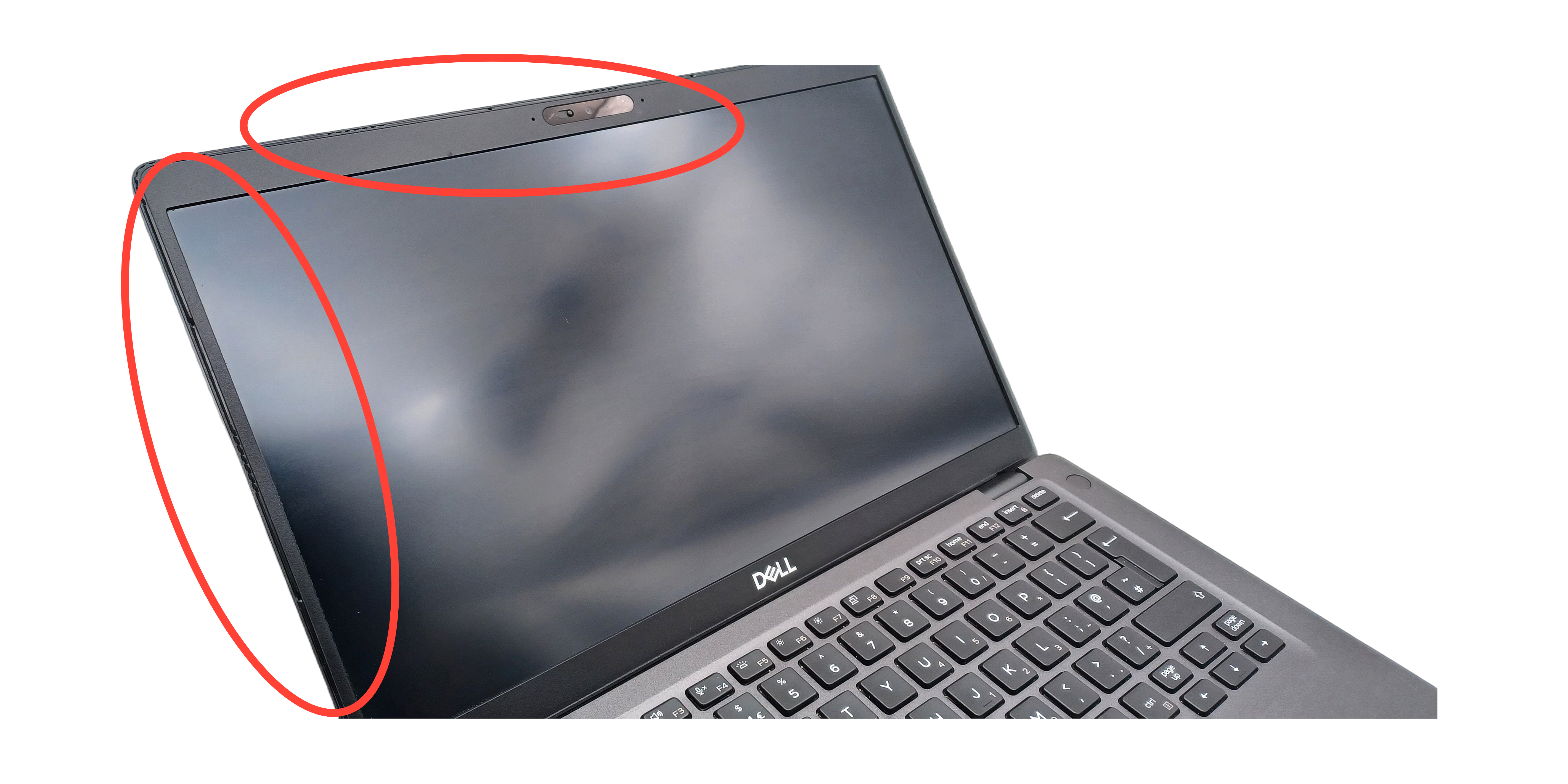 Missing Rubber bumper seal around screen