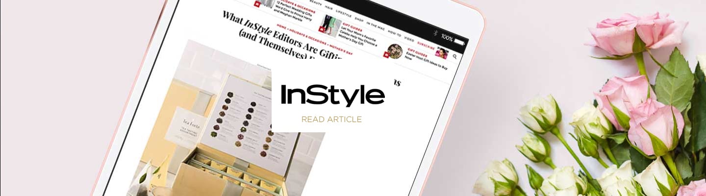 Instyle Magazine online screenshot of an article featuring Tea Forté