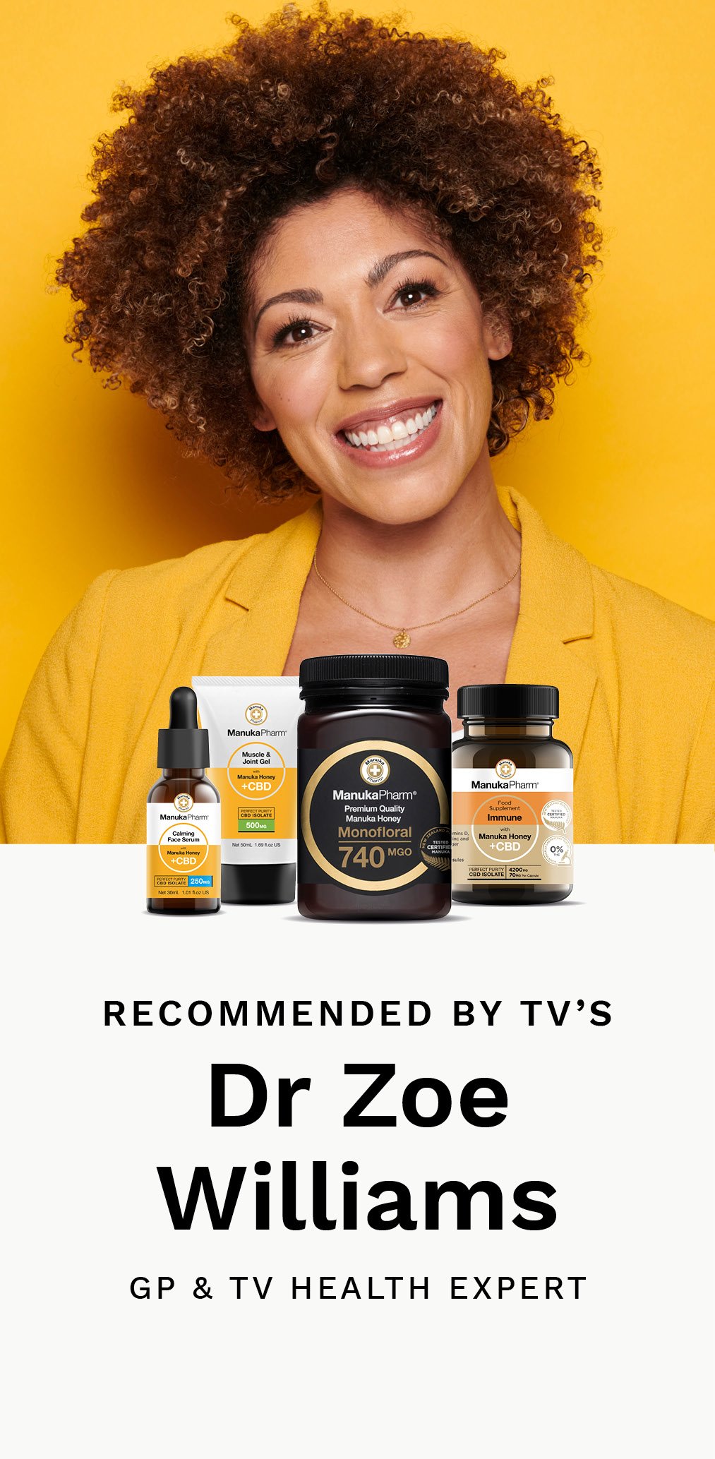 Supported by TV's Dr Zoe Williams