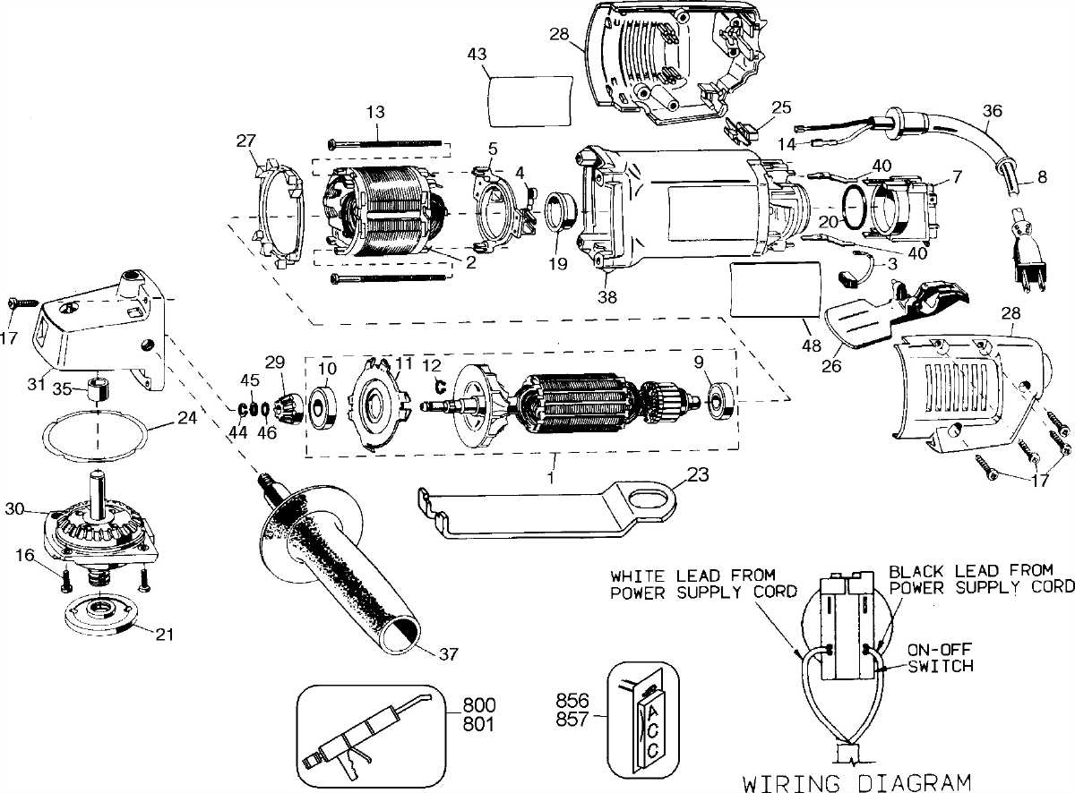 Official Black decker angle grinder parts