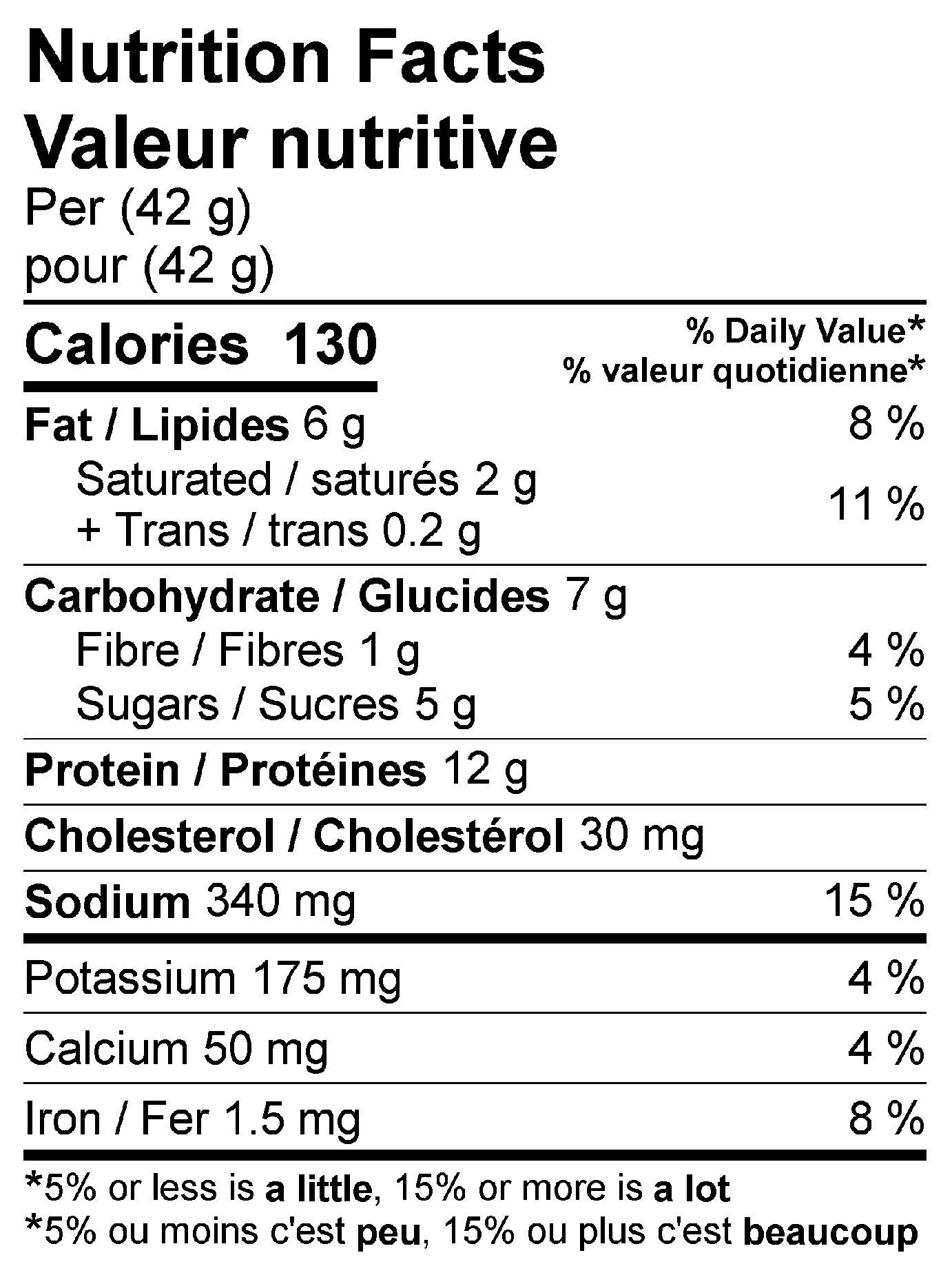 Nutrition Facts