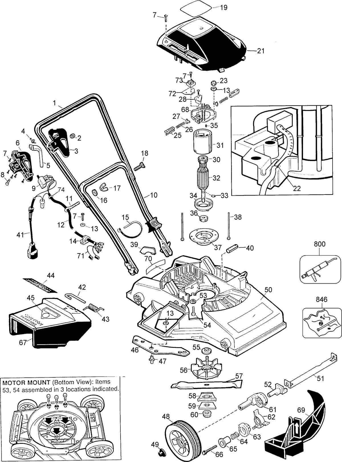 Black Decker CM2060C Parts Diagrams 52 OFF