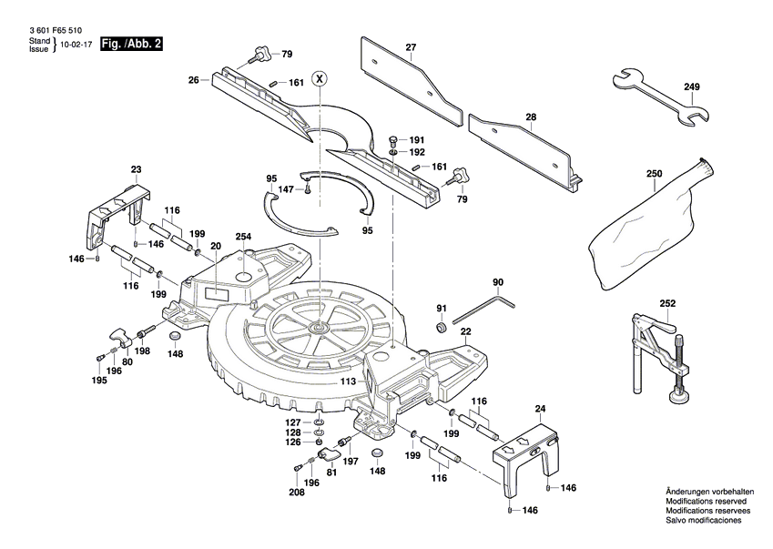 Bosch 5312 3601F65510 12