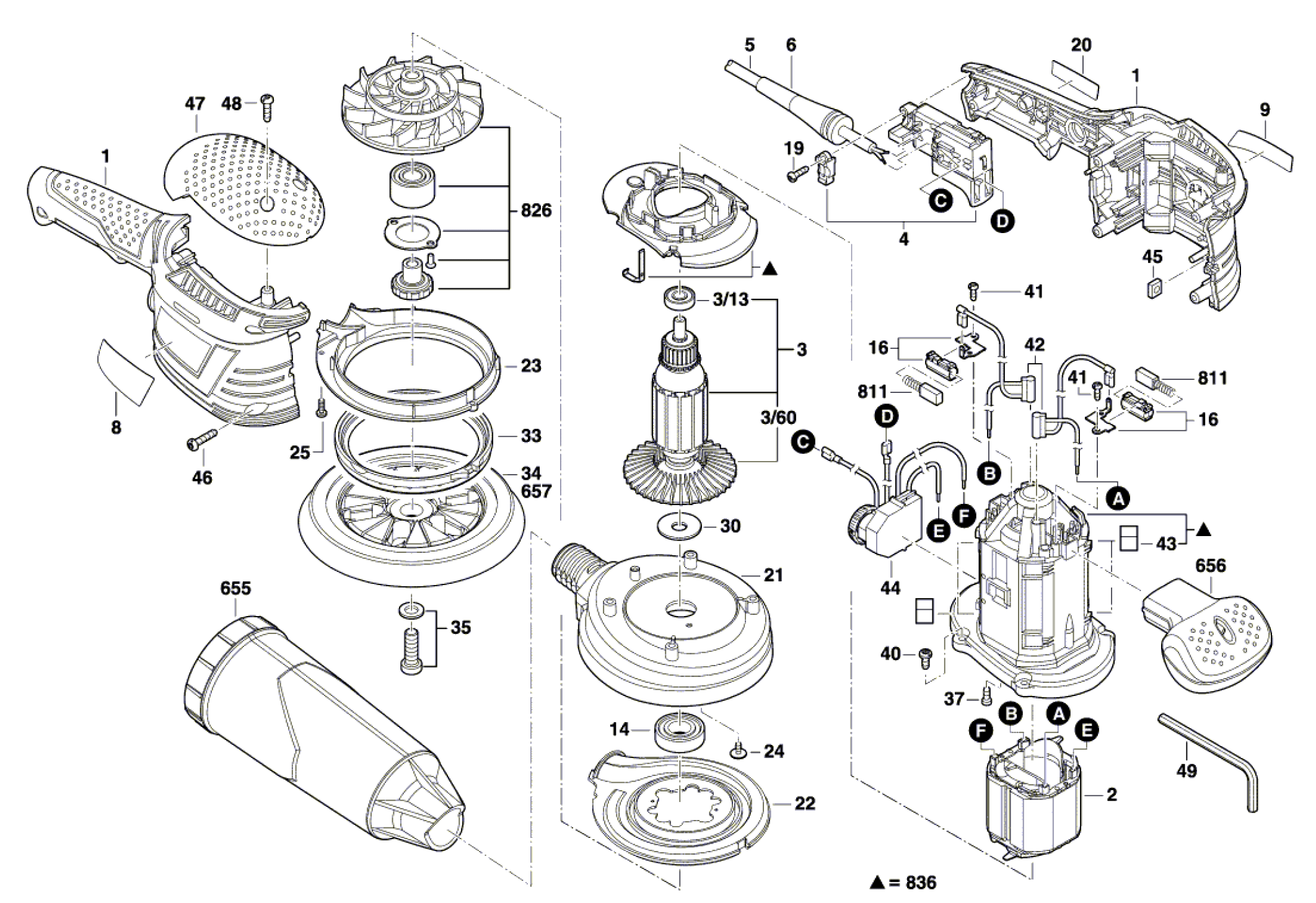 Orbital Sander Parts Diagram at William Wickens blog