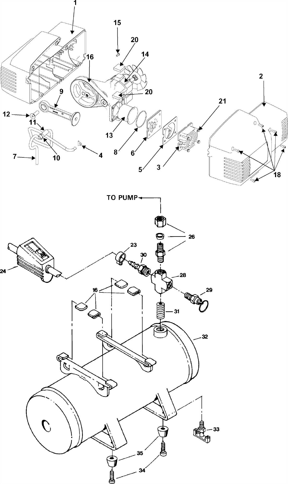 Devilbiss Ir102D_Type_3 Ir102D Type 3 Compressor | Model Schematic ...