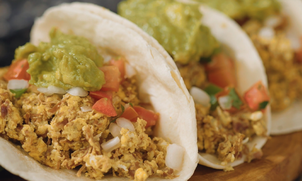 Machaca Breakfast Tacos