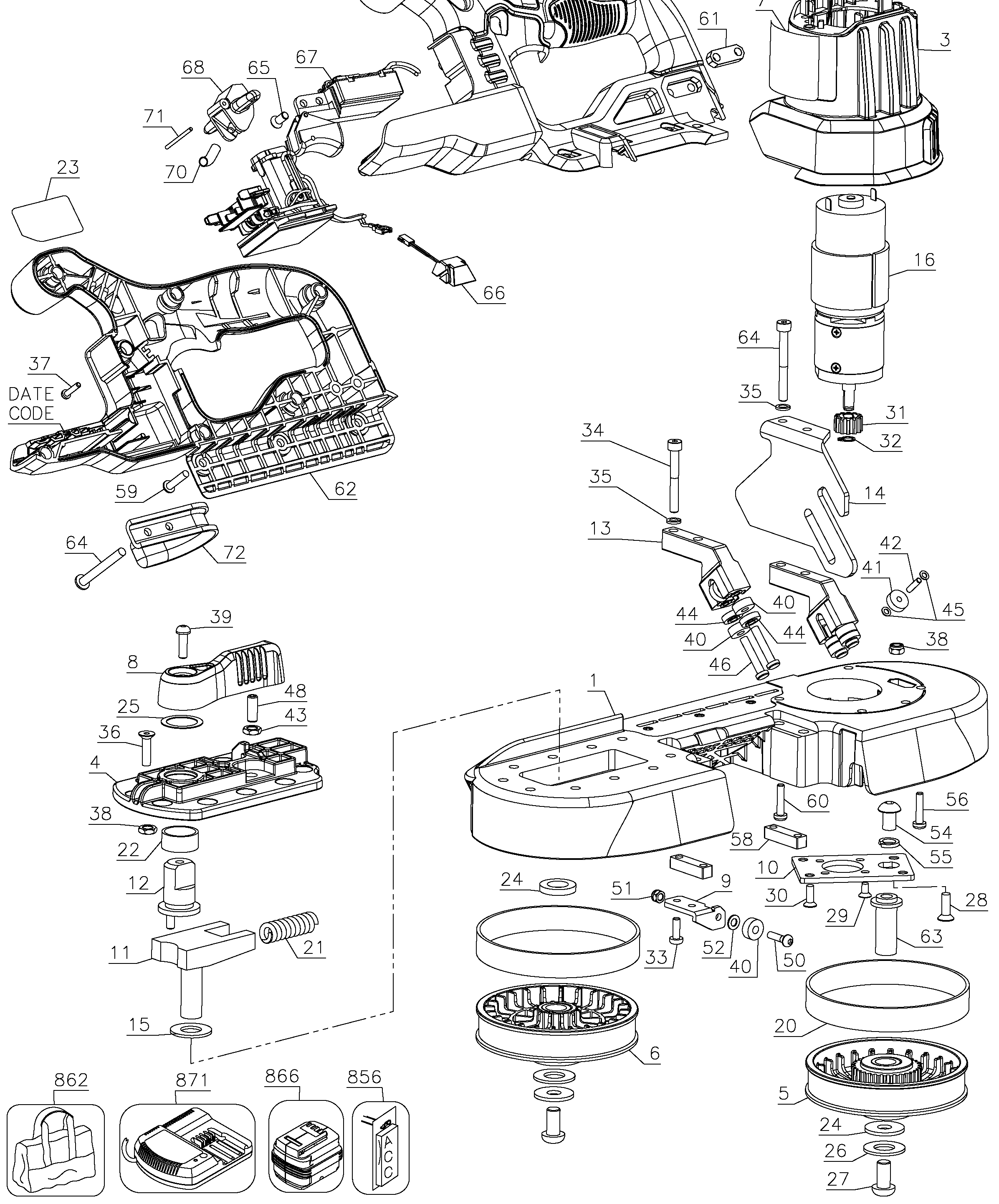 Dewalt dcs371 blade deals