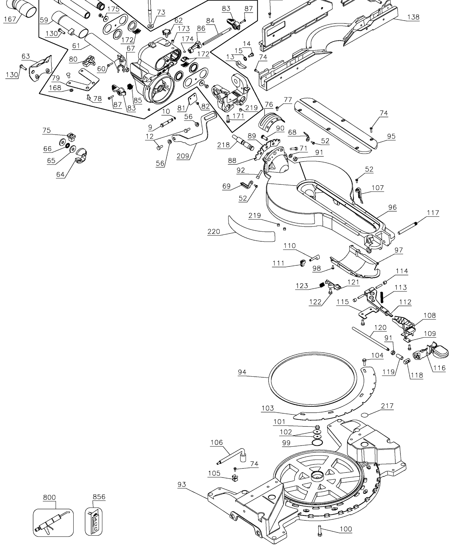 Dewalt 718 mitre saw deals