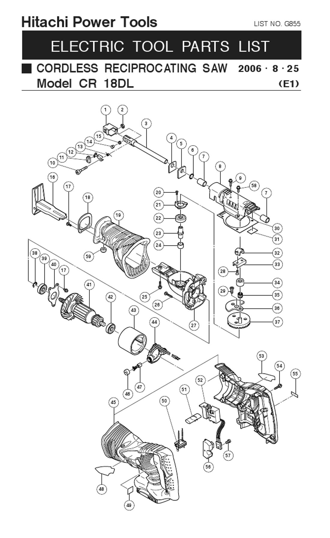 Hitachi 18v sawzall hot sale
