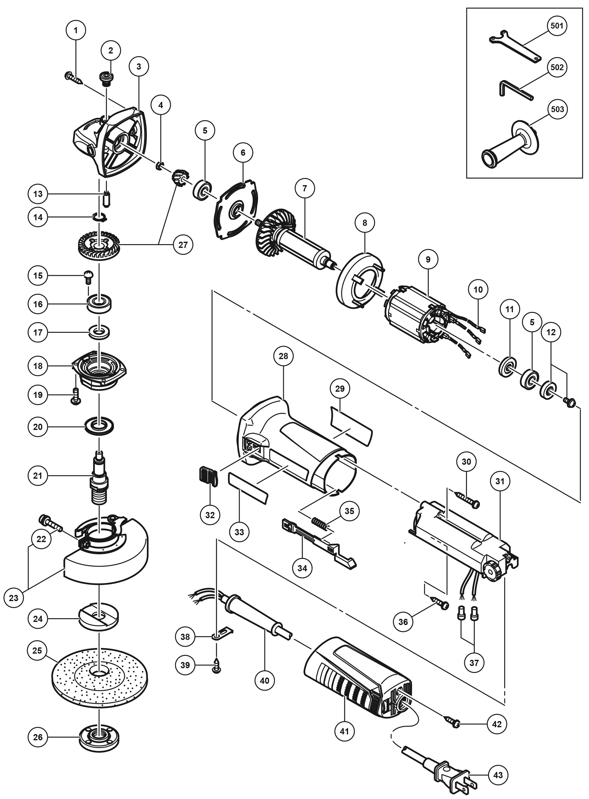 Hitachi G12Ve 12-Amp, Ac Brushless 4-1/2