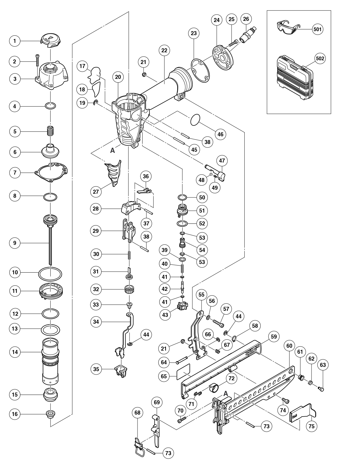 Stapler Assembly Drawing Stapler Assembly Diagram at Veronica Hiatt blog