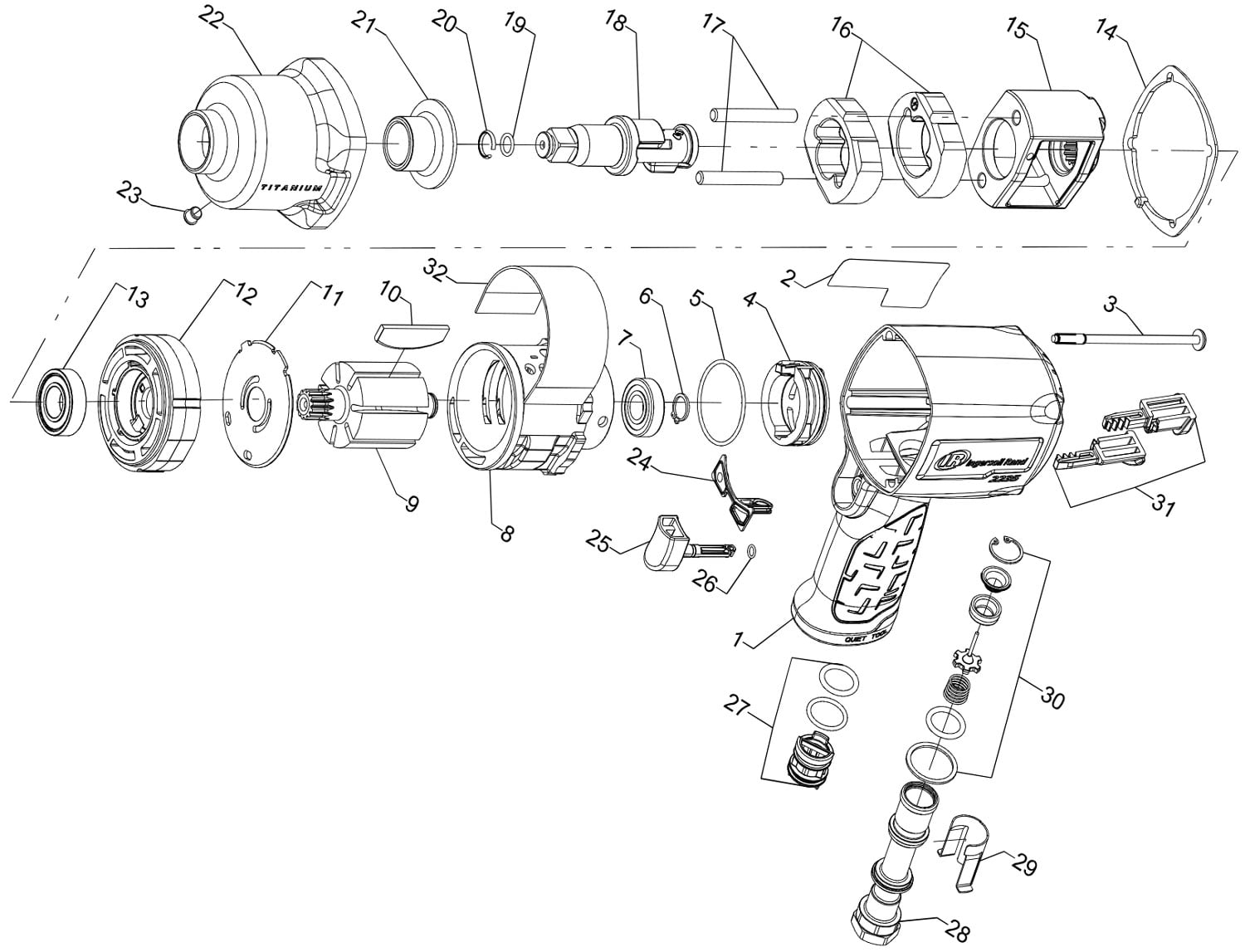 Ingersoll Rand Impact Parts Diagram Ingersoll Rand 2475 Part