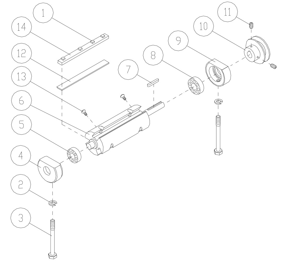 Jet Jj6Csx 6" Jointer W/ Stand Model Schematic Parts Diagram