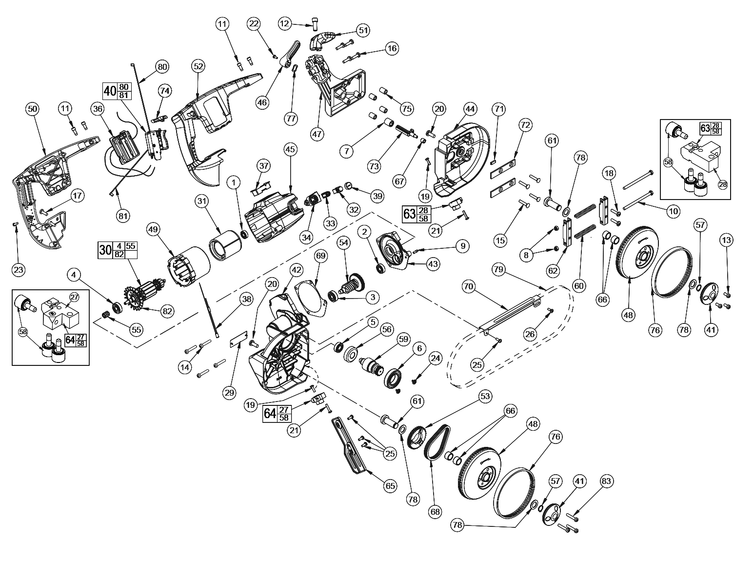 milwaukee-0729-21-a59a-cordless-band-saw-model-schematic-parts