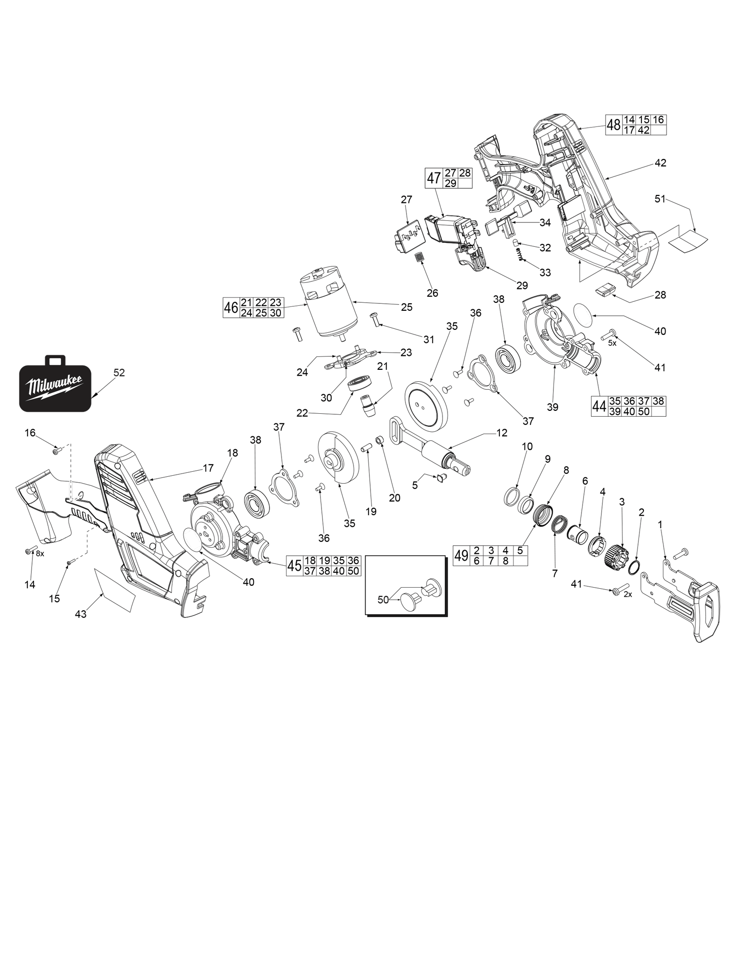 Milwaukee 2625 online