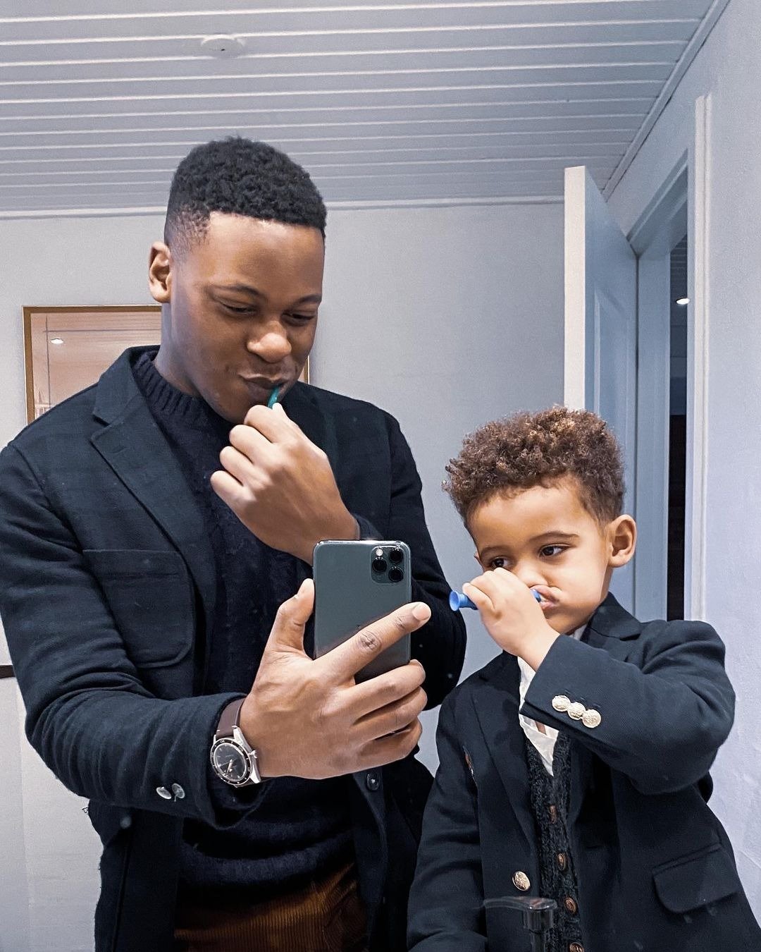 Virgil Nicholas and son