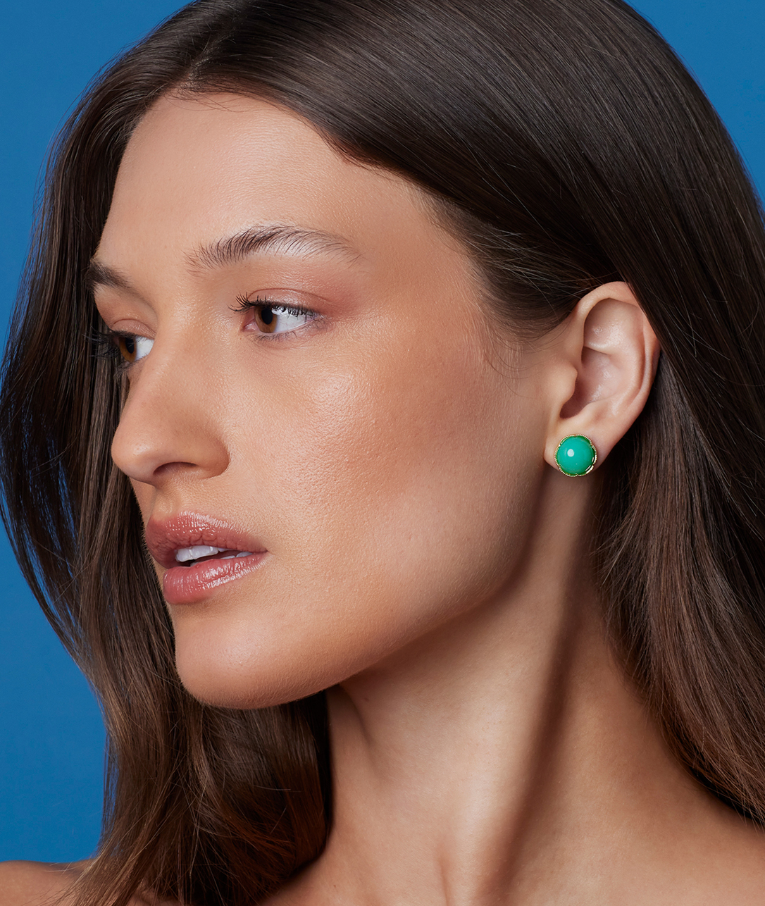                                 For color lovers, our Classic Studs deliver cabochon or rose cut stones in a timeless 18k gold crimped-edge setting, with or without diamond pavé.SHOP CLASSIC STUDS                        