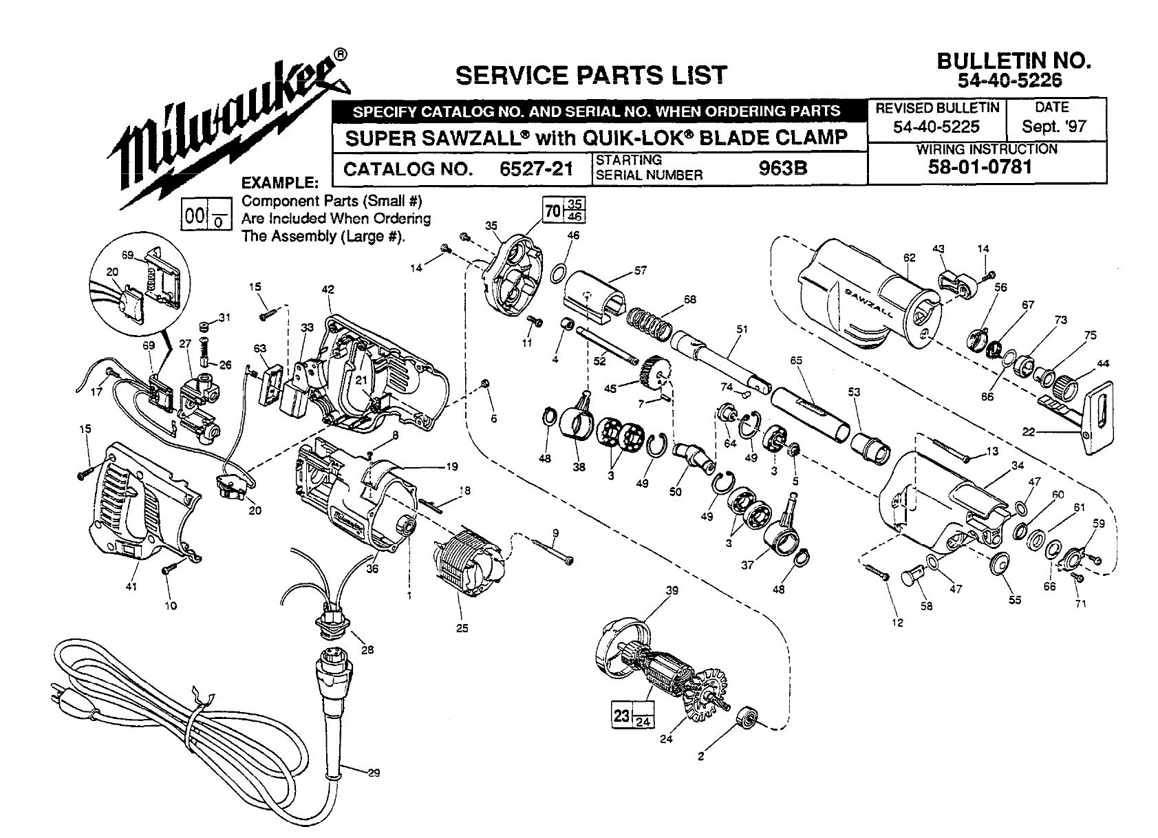 Milwaukee super sawzall discount 6527