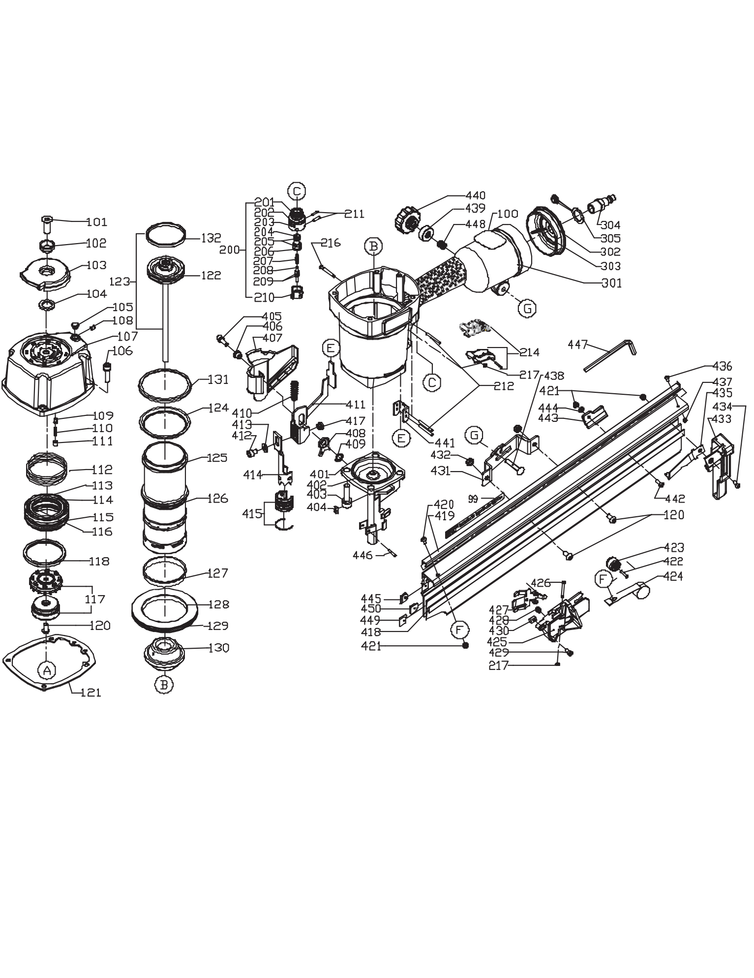 Porter Cable Fr350Mag Magnesium 16D Common Round Head Framing