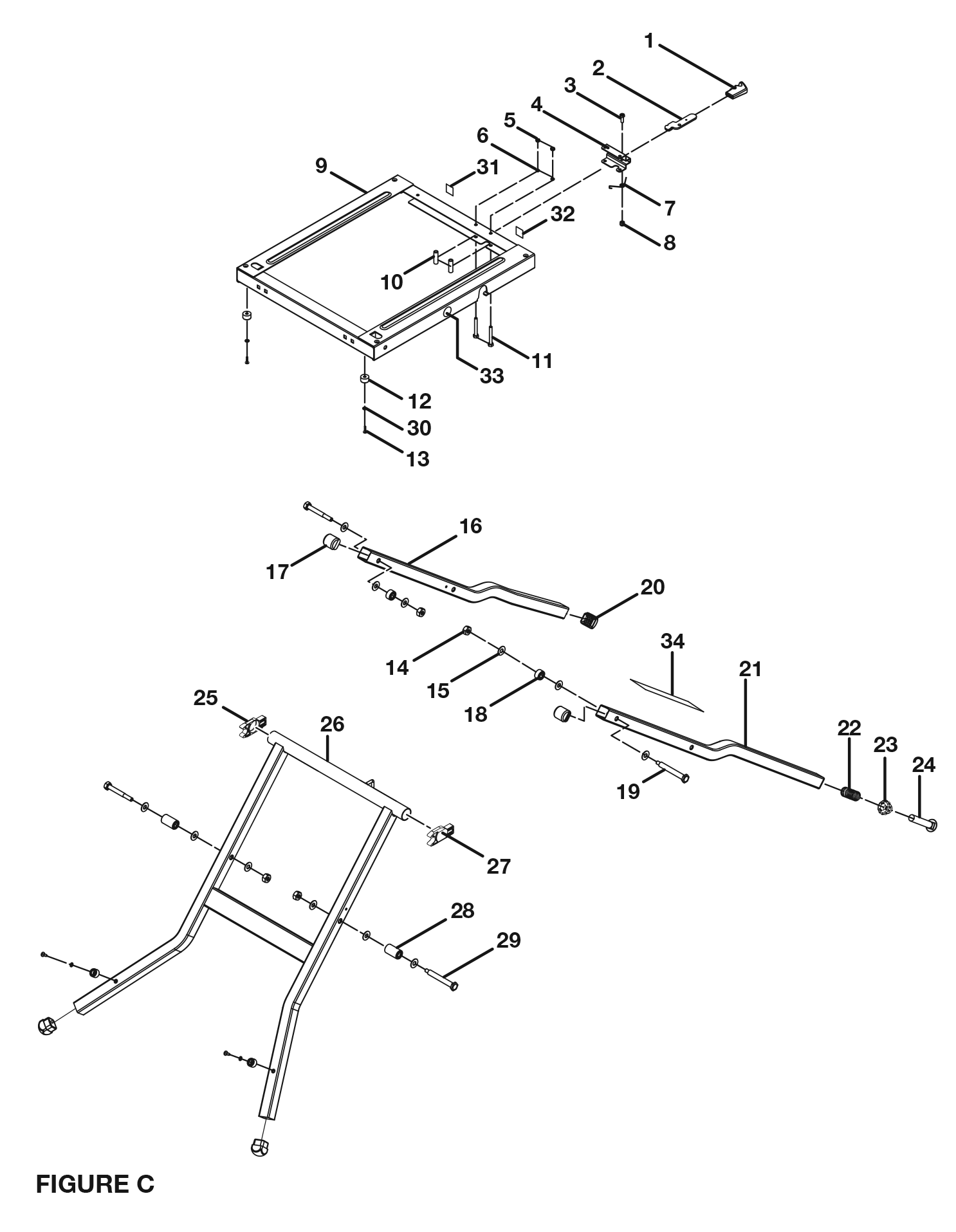 Ryobi Bts21 10 In Table Saw Model Schematic Parts Diagram —