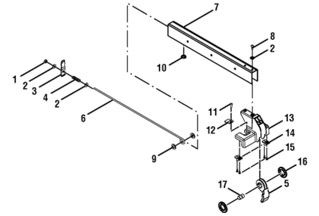 Ryobi Rts31 10" Table Saw With Wheeled Stand | Model Schematic Parts