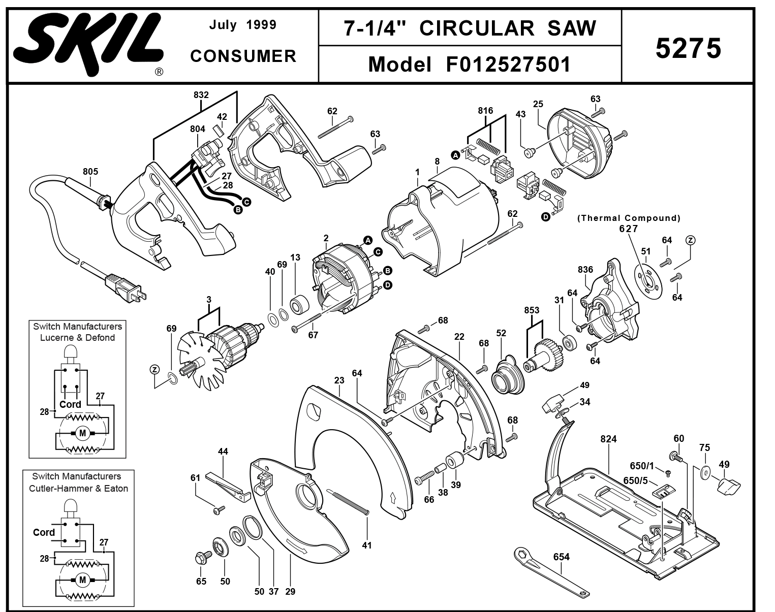 Skilsaw 5275 hot sale