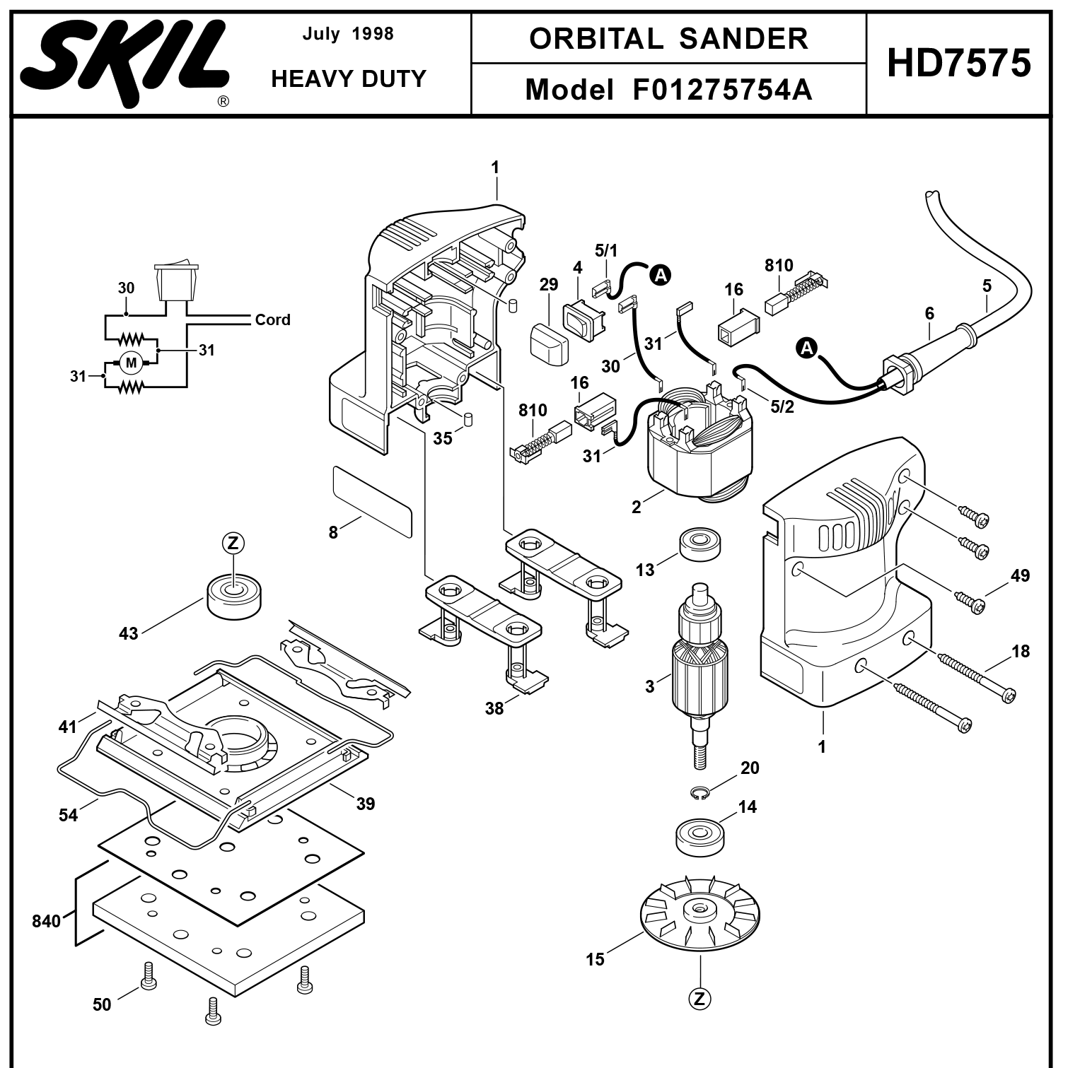 Orbital Sander Repair at Joyce Sargent blog