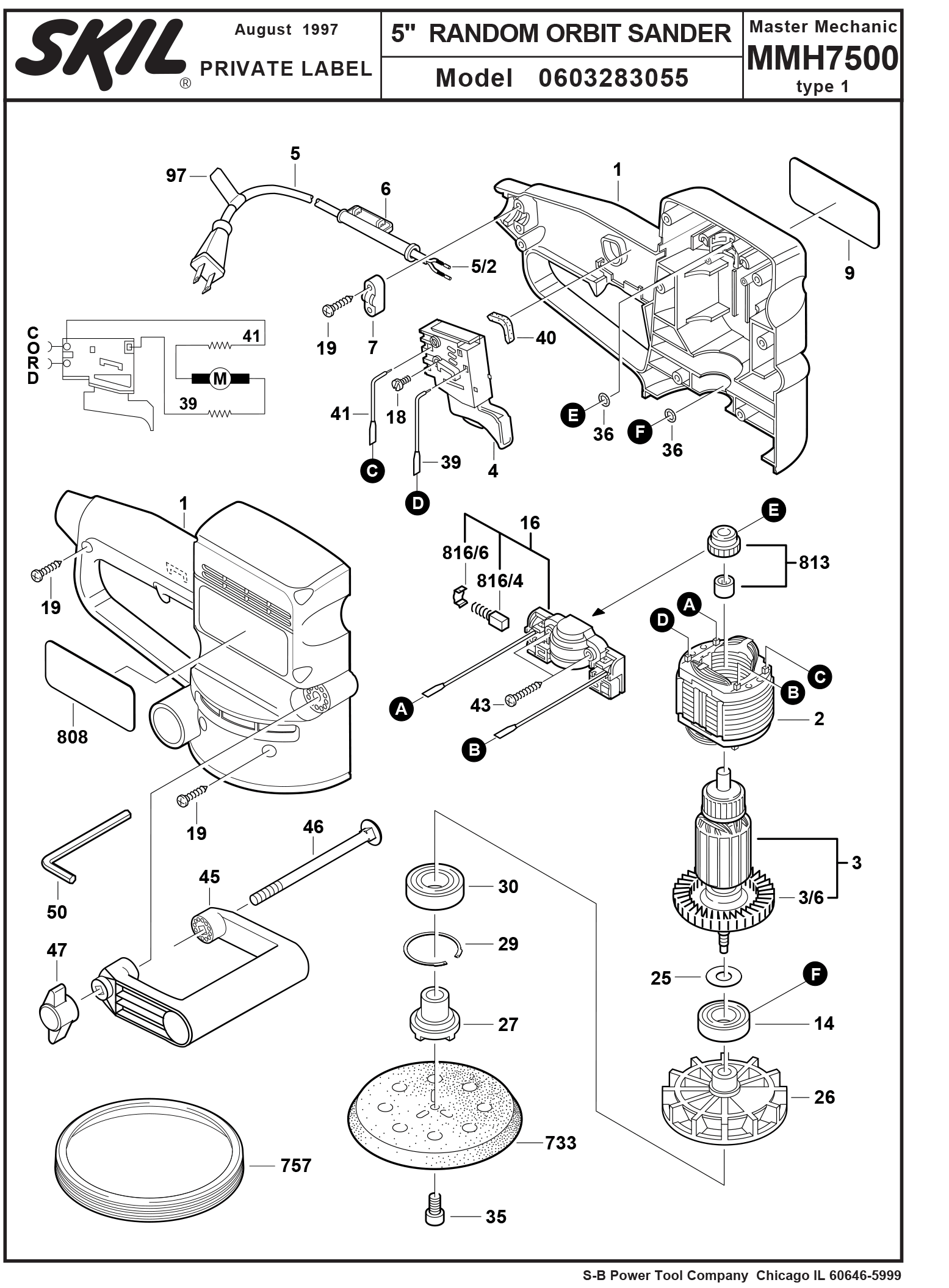Master mechanic orbital sander deals