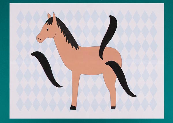 Petits chevaux à imprimer - Version Chevalier - Un Anniversaire en Or
