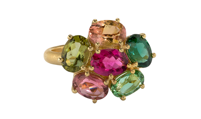 Gemmy Gem Floret Rings feel like a rainbow and the pot of gold.