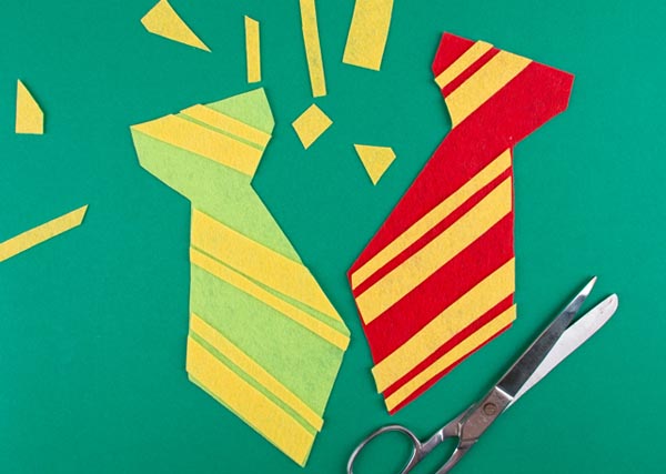 Anniversaire thème Harry Potter : DIY gratuit cravate costume Poudlard