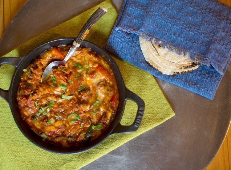 Classic Queso Fundido with Chorizo and Rajas