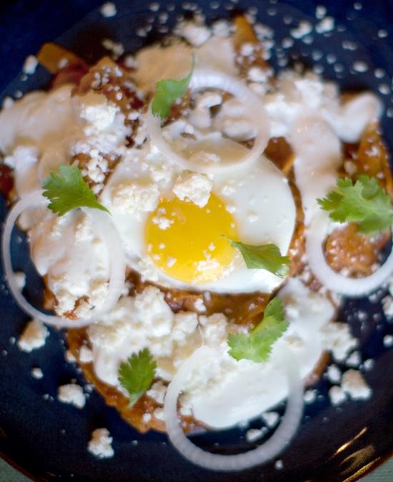 Red Chile Chilaquiles