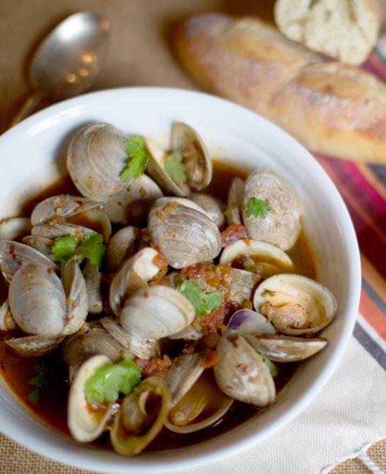 Spicy Steamed Clams with Modelo Negra