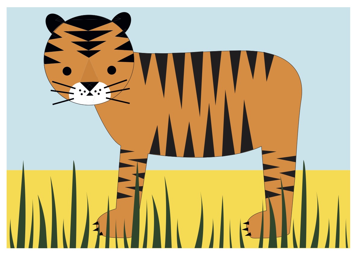 DIY gratuit : animation pin la queue du tigre pour un anniversaire safari