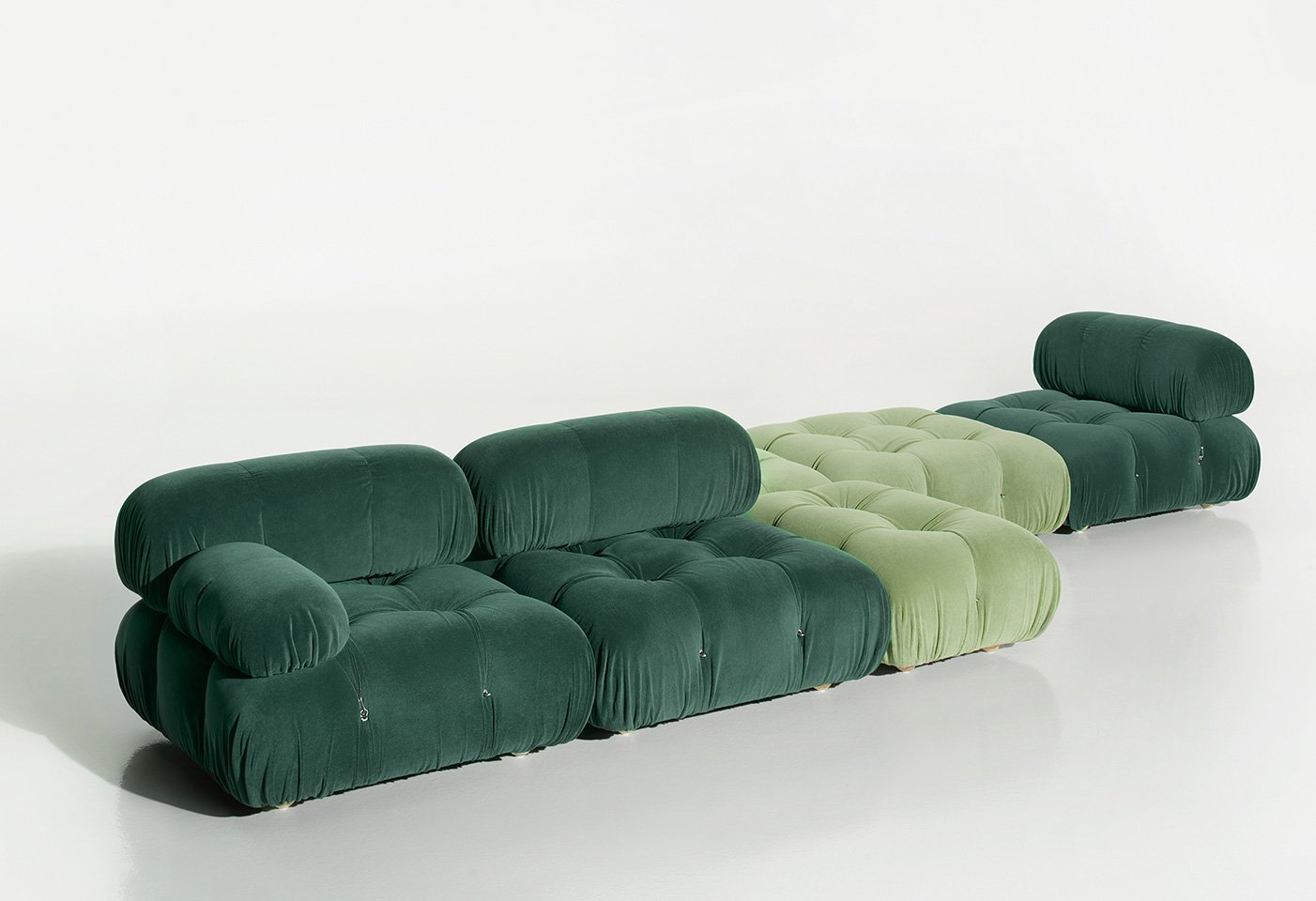 The Camaleonda sofa designed in 1970 by Mario Bellini for B&B Italia. Revisited in 2020, Bellini has made small design tweaks to make the sofa even more comfortable. Photo c/o B&B Italia.