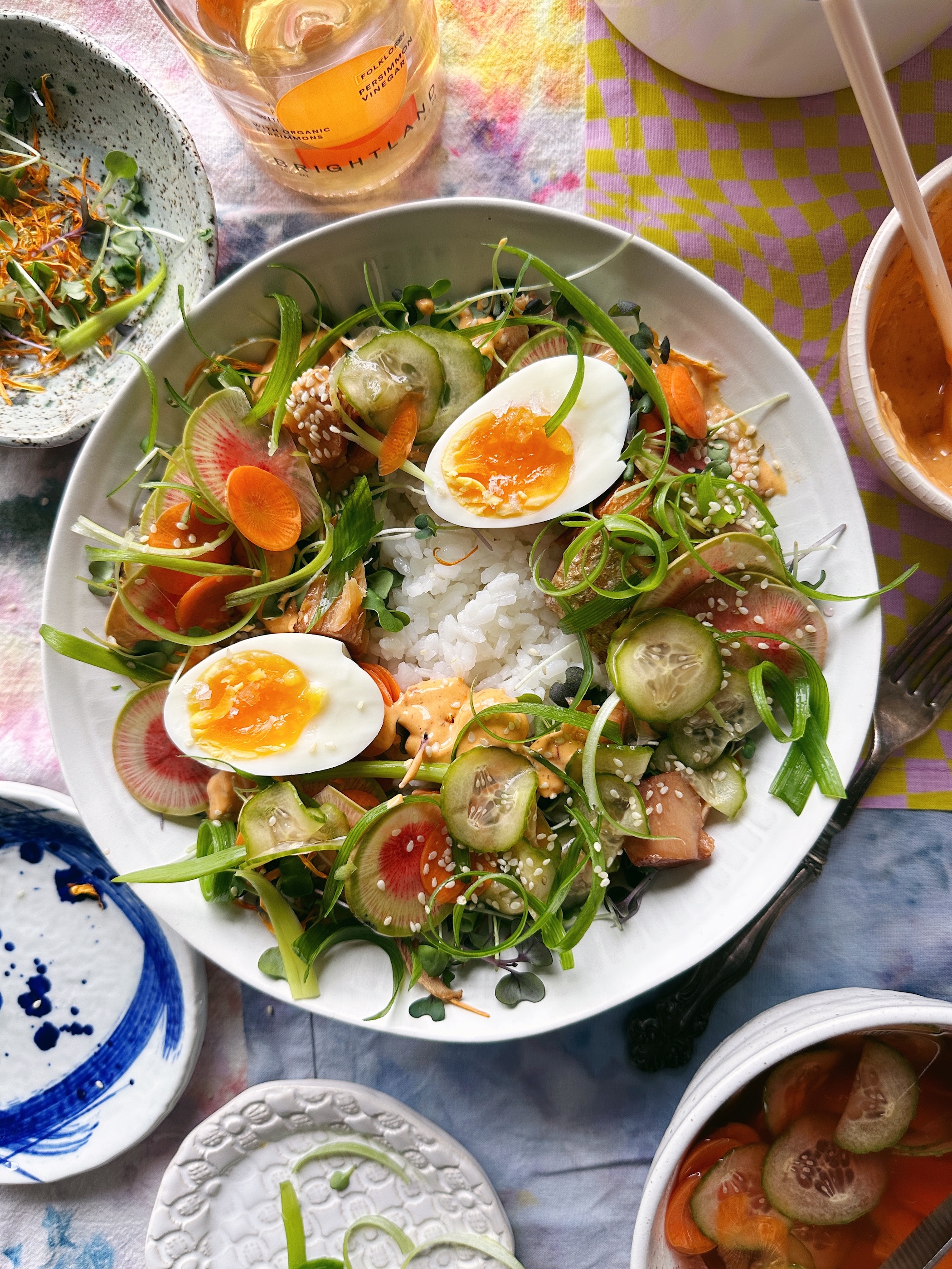Persimmon Vinegar Quick Pickles + Tinned Fish Rice Bowl – Brightland