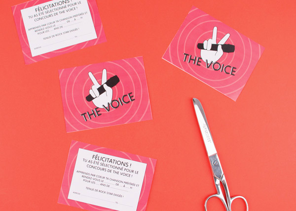 DIY facile pour fabriquer un micro : anniversaire thème The Voice