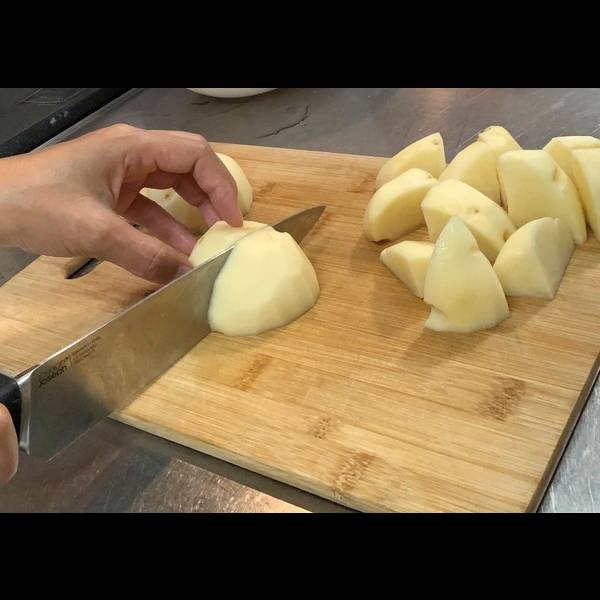 Preparing the Potatoes 