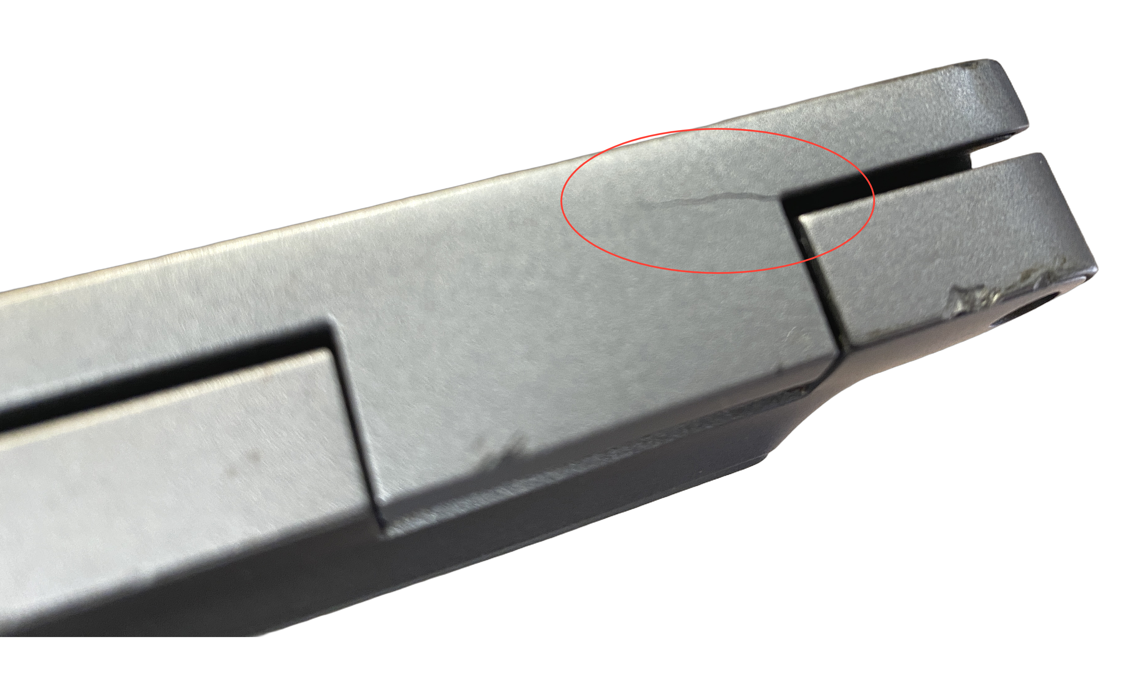 Device #2 - Cracked hinge case