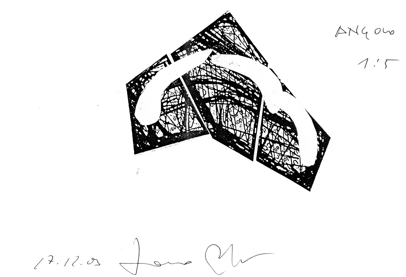 Sketch of the On the Rocks sofa by designer Francesco Binfaré. Sketch c/o Edra. 