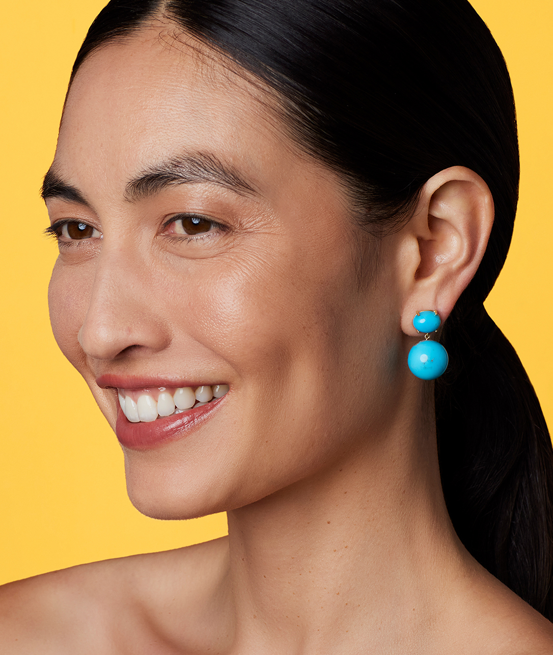 Turquoise Oval Gumball Earrings for when you're feeling twice as nice.SHOP TURQUOISE GUMBALL