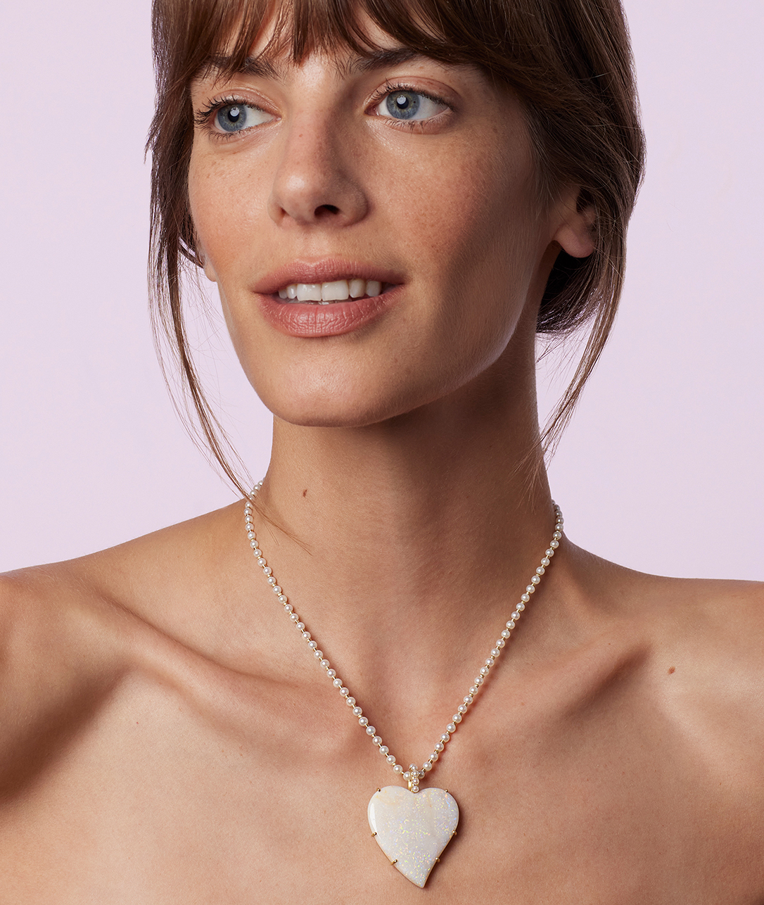 Capture all of the romance of a wedding weekend in a One of a Kind Opal Love Necklace.SHOP OPAL LOVE