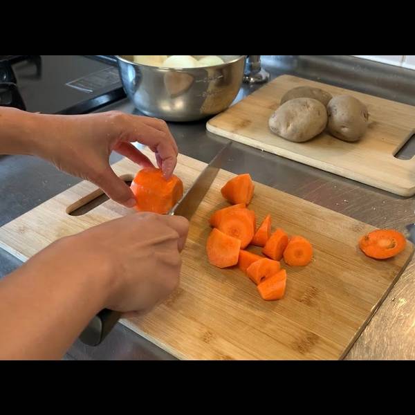 Chopping the Vegetables