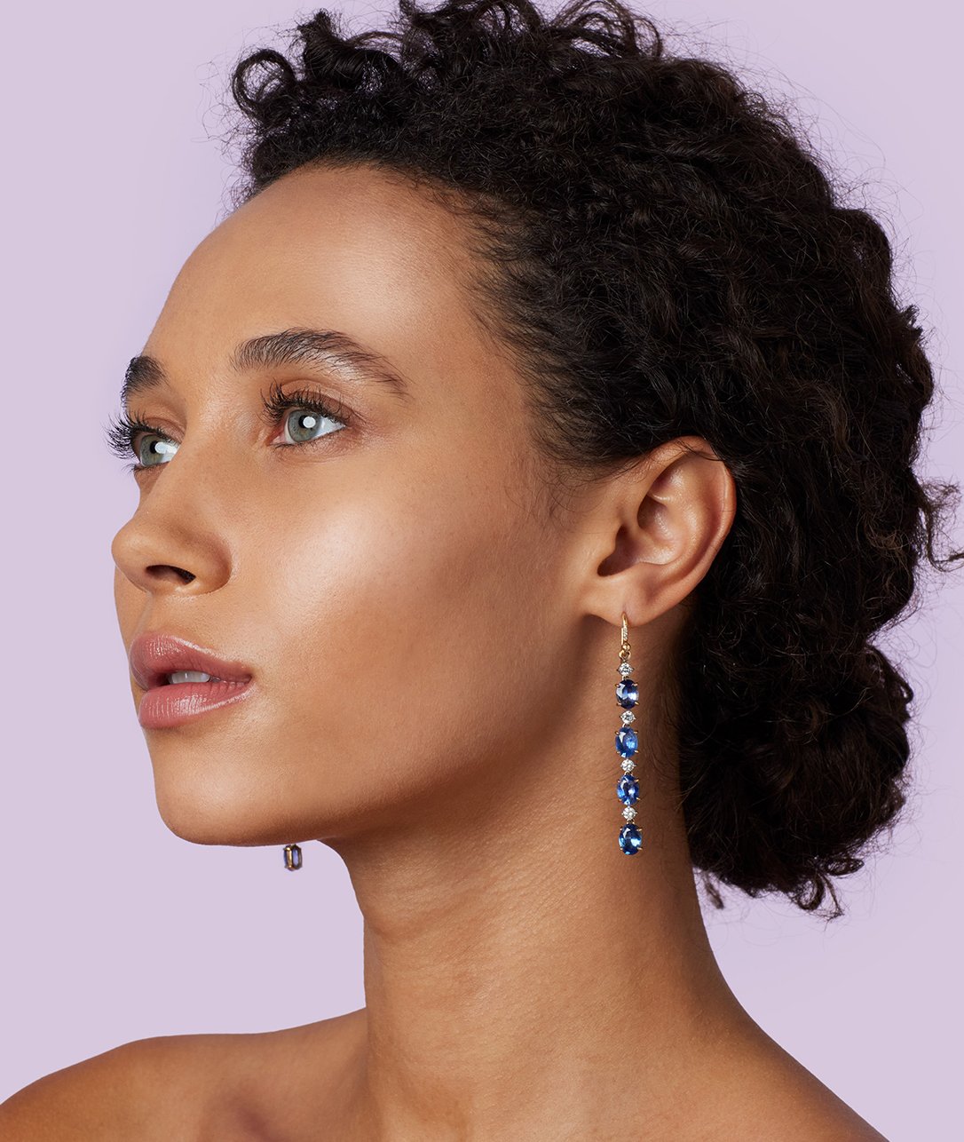 Swoon-worthy blue sapphire Diamond Drop Earrings for your next soiree.SHOP SAPPHIRE